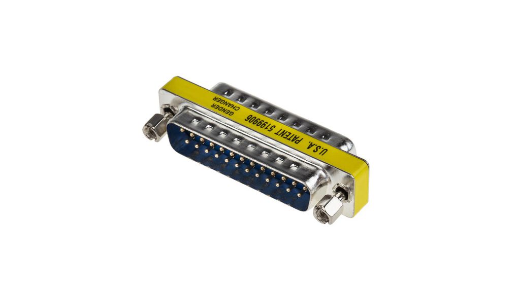 D-Sub Adapter, D-Sub 25-Pin Plug - D-Sub 25-Pin Plug